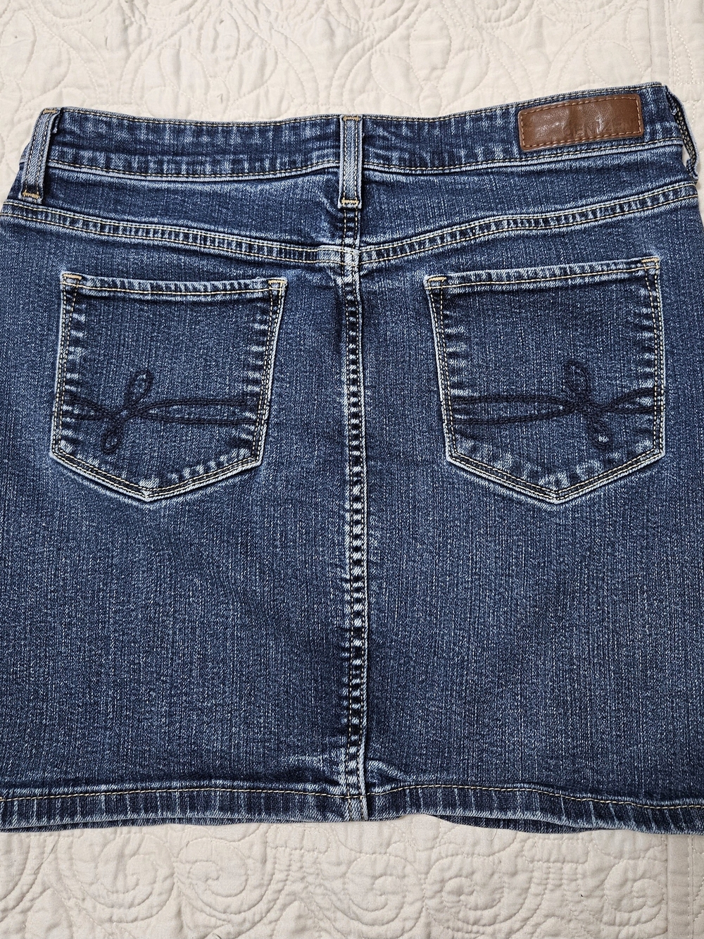 Denizen from Levi's Dark Blue Denim Mini Skirt